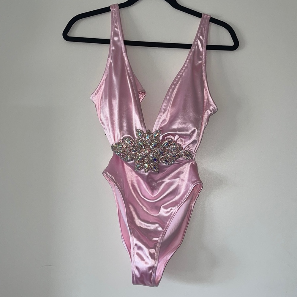M One-Piece Pink Bikini